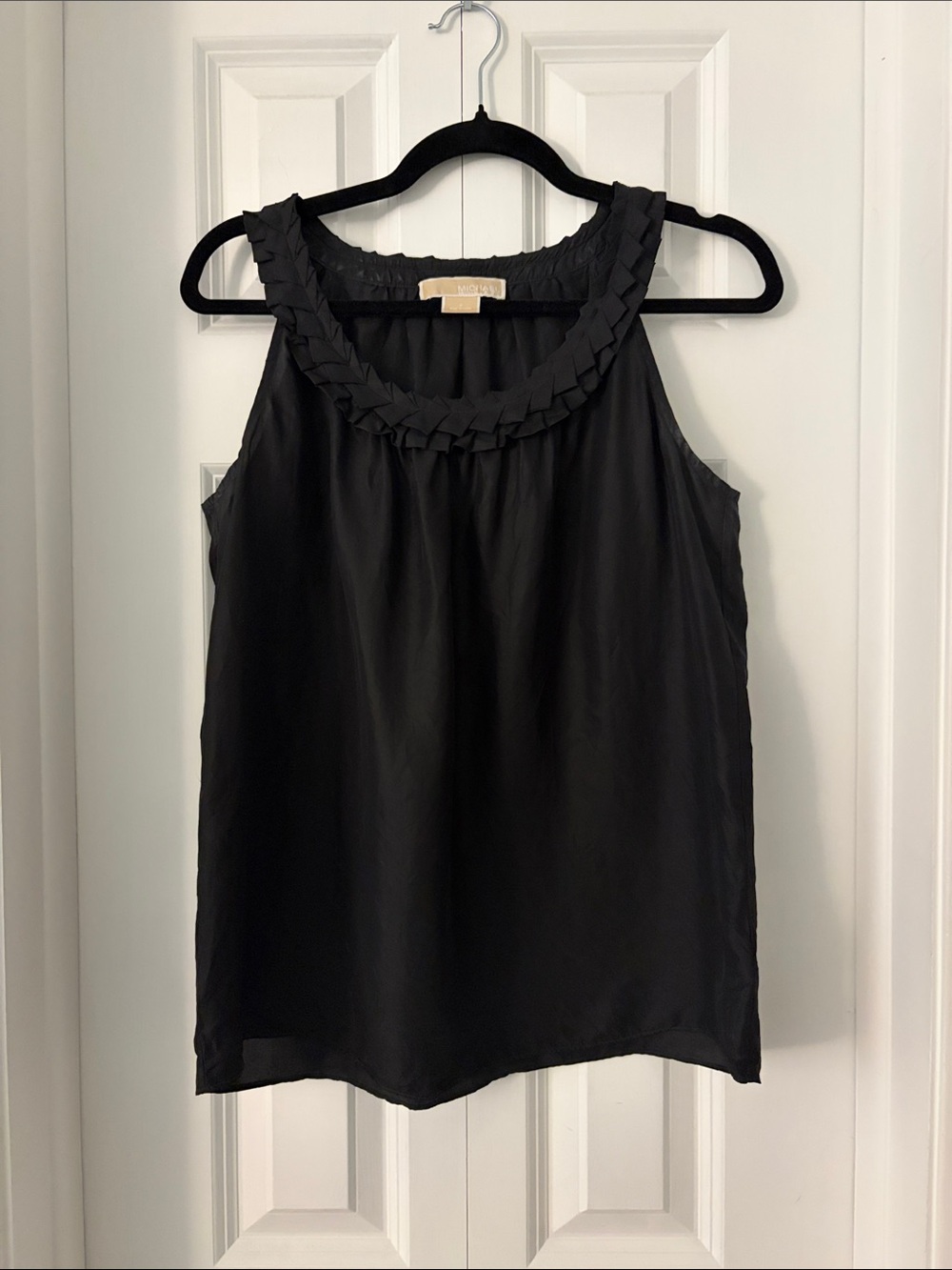 Michael Kors Black Scoop Neck Camisole